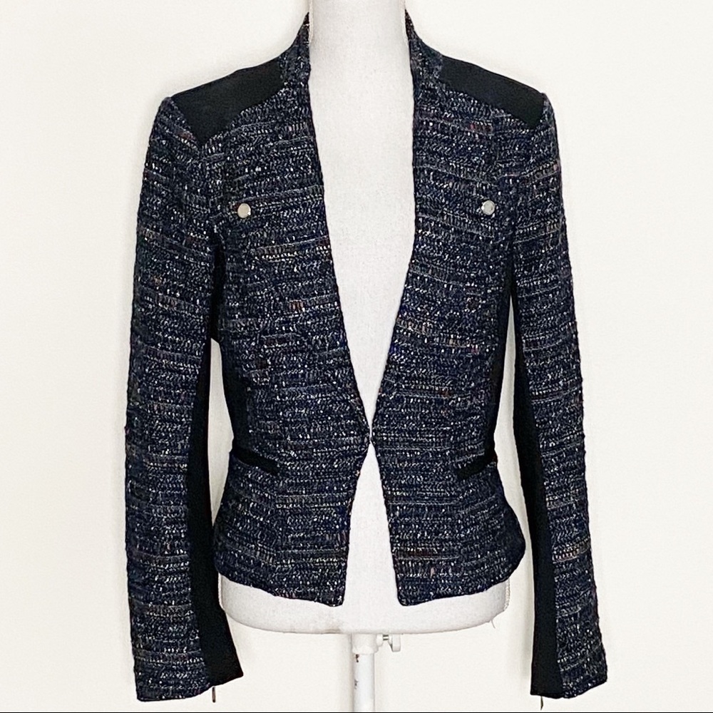 WHBM- Tweed Blazer w/Metallic Shimmers. Size 10